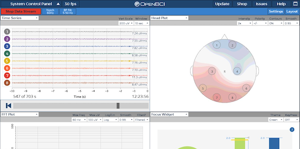 OpenBCI GUI in Python